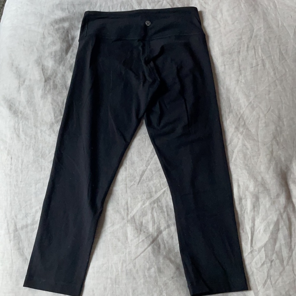 Lululemon Wunder Under Cropped Leggings Size 4 - Picture 2 of 2